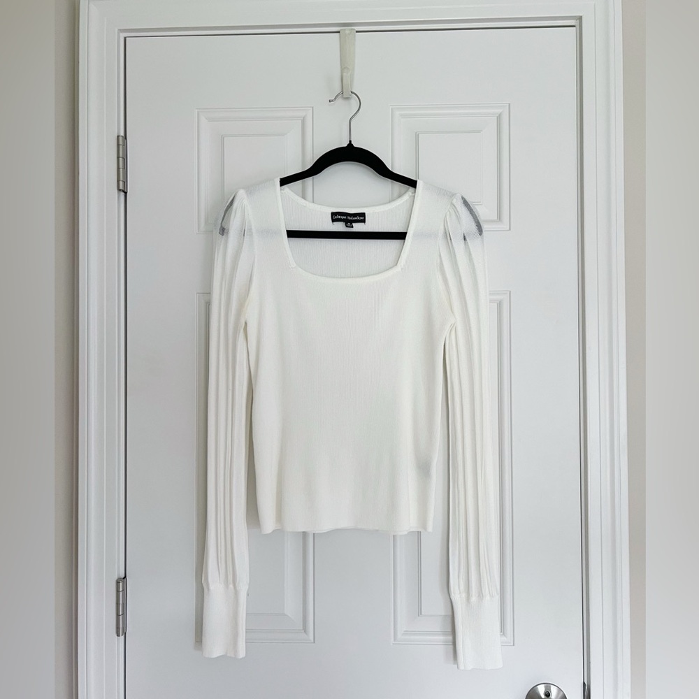 Catherine Malandrino White Sweater
